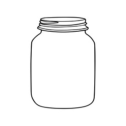 Jar Contour Vector