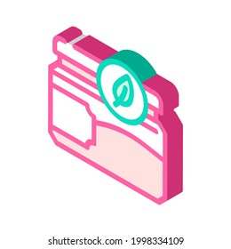 jar for cosmetics zero waste isometric icon vector. jar for cosmetics zero waste sign. isolated symbol illustration