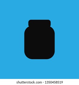 jar of drugs icon vector