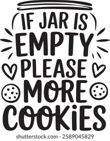 IF JAR IS EMPTY PLEASE BAKE MORE COOOKISE  