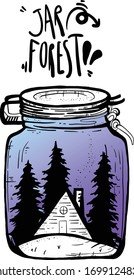A Jar Of Forest And Home.