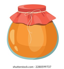 jar of honey vector illustration
