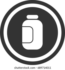 Jar icon , circle sign design