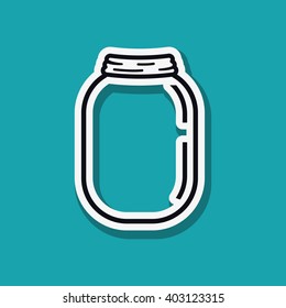 jar icon design , vector illustration