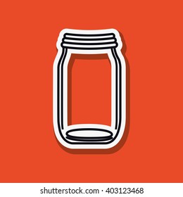 jar icon design , vector illustration