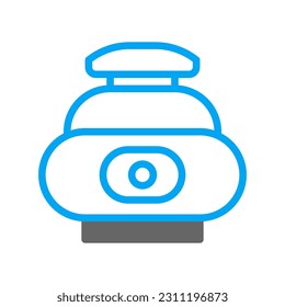 Jar icon duotone blue grey colour style chinese new year vector element and symbol perfect.