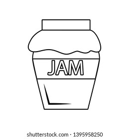 Jar icon. Element of eating for mobile concept and web apps icon. Outline, thin line icon for website design and development, app development