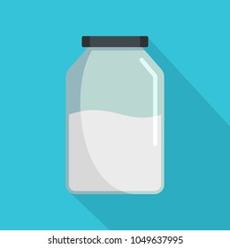 Jar icon. Flat illustration of jar vector icon for web