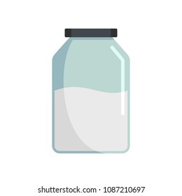 Jar icon. Flat illustration of jar vector icon for web