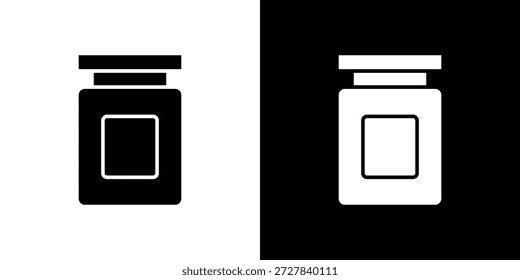 Ícone de jarro Ilustração de vetor plano. Símbolos simples em preto