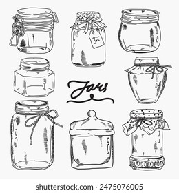 jar icon hand drwan element vector