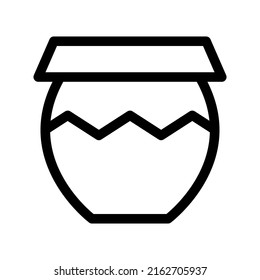 jar icon or logo isolated sign symbol vector illustration - high quality black style vector icons
