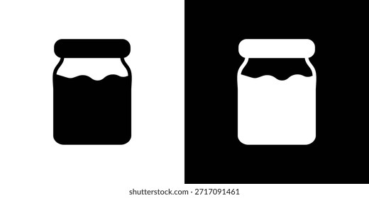 Jar ícone definir Vetor Design para conceito móvel e web design.