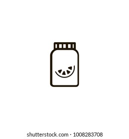 jar icon. sign design
