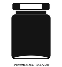 Jar icon. Simple illustration of jar vector icon for web