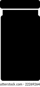 Icono de Jar, vector de stock, logotipo aislado en fondo blanco