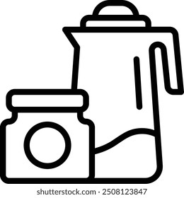 Jar Icon.  Storage Jar Icon