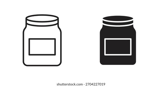 Jar icon vector, Symbol, logo illustrations