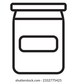 jar icon vector template illustration logo design