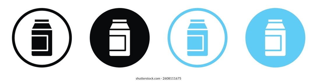 Jar icons design. vector icons for ui designs