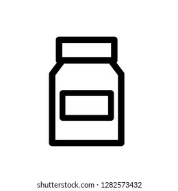 Jar icon,vector illustration. Flat design style. vector jar icon illustration isolated on White background, jar icon Eps10. jar icons graphic design vector symbols.