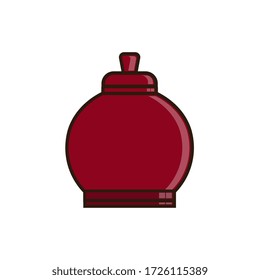 Jar icon,vector illustration. Flat design style. vector jar icon illustration, jar icon Eps10. jar icons graphic design vector symbols.
