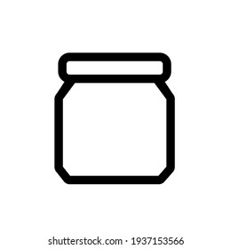Jar icon,vector illustration. Flat design style. vector jar icon illustration isolated on White background, jar icon Eps10. jar icons graphic design vector symbols.