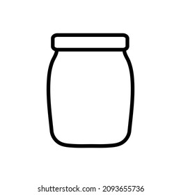 Icono Jar ine, logotipo vectorial aislado en fondo blanco