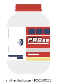 Jar isolated vector illustration