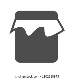 jar of jam  black icon
