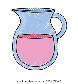 jar juice  vector illustration