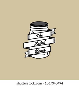 Jar label logo