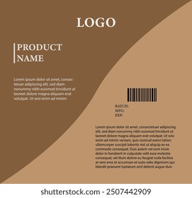 Diseño de nivel de tarro | Diseño de Lebel de Embalaje de Producto