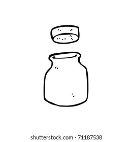 jar with lid cartoon