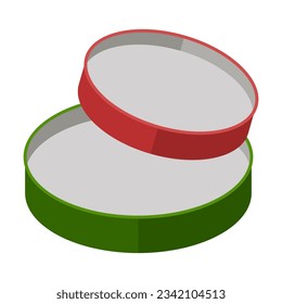 Jar lids or garbage vector illustration. Cartoon drawing of plastic lids for jars. Ecology, environment, pollution concept