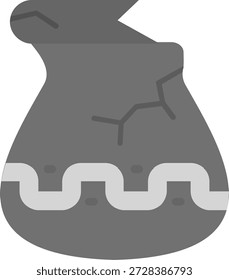 Design de ícone de vetor de linha Jar
