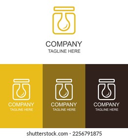 Jar logo design can be used for branding and business