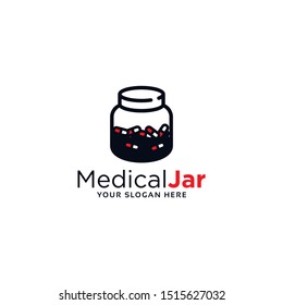 Jar Logo Design Icon Design Vector Template