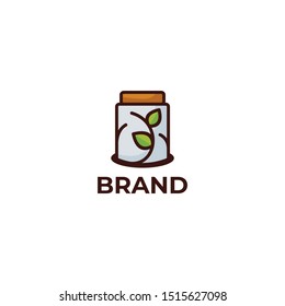 Jar Logo Design Icon Design Vector Template