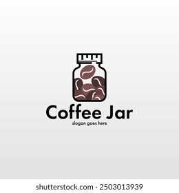 Jar logo design. Unique jar logo. Simple and minimalist jar logo template. Jar design concept