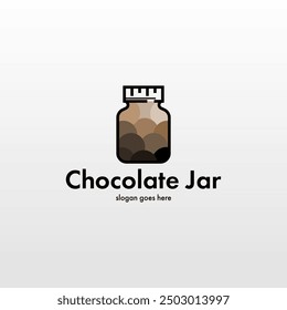 Jar logo design. Unique jar logo. Simple and minimalist jar logo template. Jar design concept