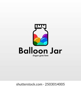 Jar logo design. Unique jar logo. Simple and minimalist jar logo template. Jar design concept