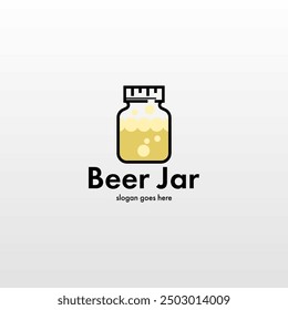 Logo-Design für Glas. Einzigartiges Glas-Logo. Einfache und minimalistische Glas-Logo-Vorlage. Jet Design Konzept