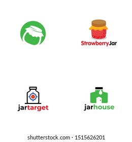 Jar Logo Set Collection Design Vector