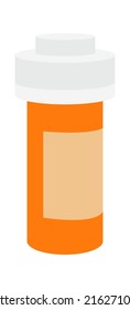 Jar with medicine Medical icon. Vector illustration