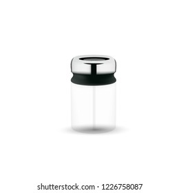 Jar mock-up on white background