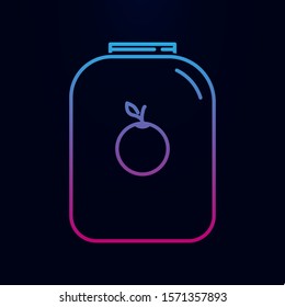 Jar nolan icon. Simple thin line, outline vector of kitchen icons for ui and ux, website or mobile application