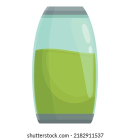 Jar oregano icon cartoon vector. Leaf herb. Sage spice