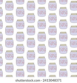 jar pattern background vector graphic design for fabric,paper,wallpaper