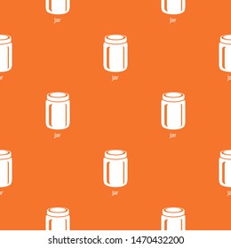 Jar pattern vector orange for any web design best